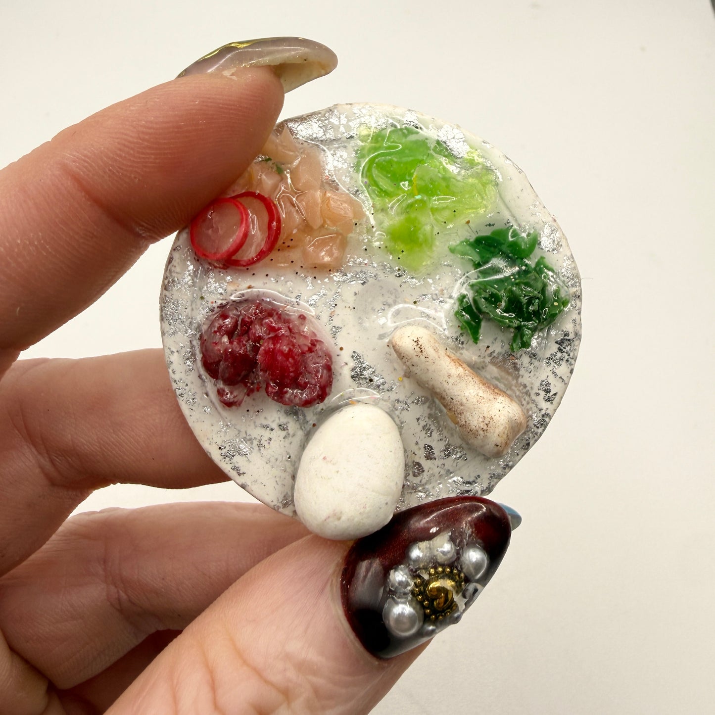 Passover Seder Plate Brooch