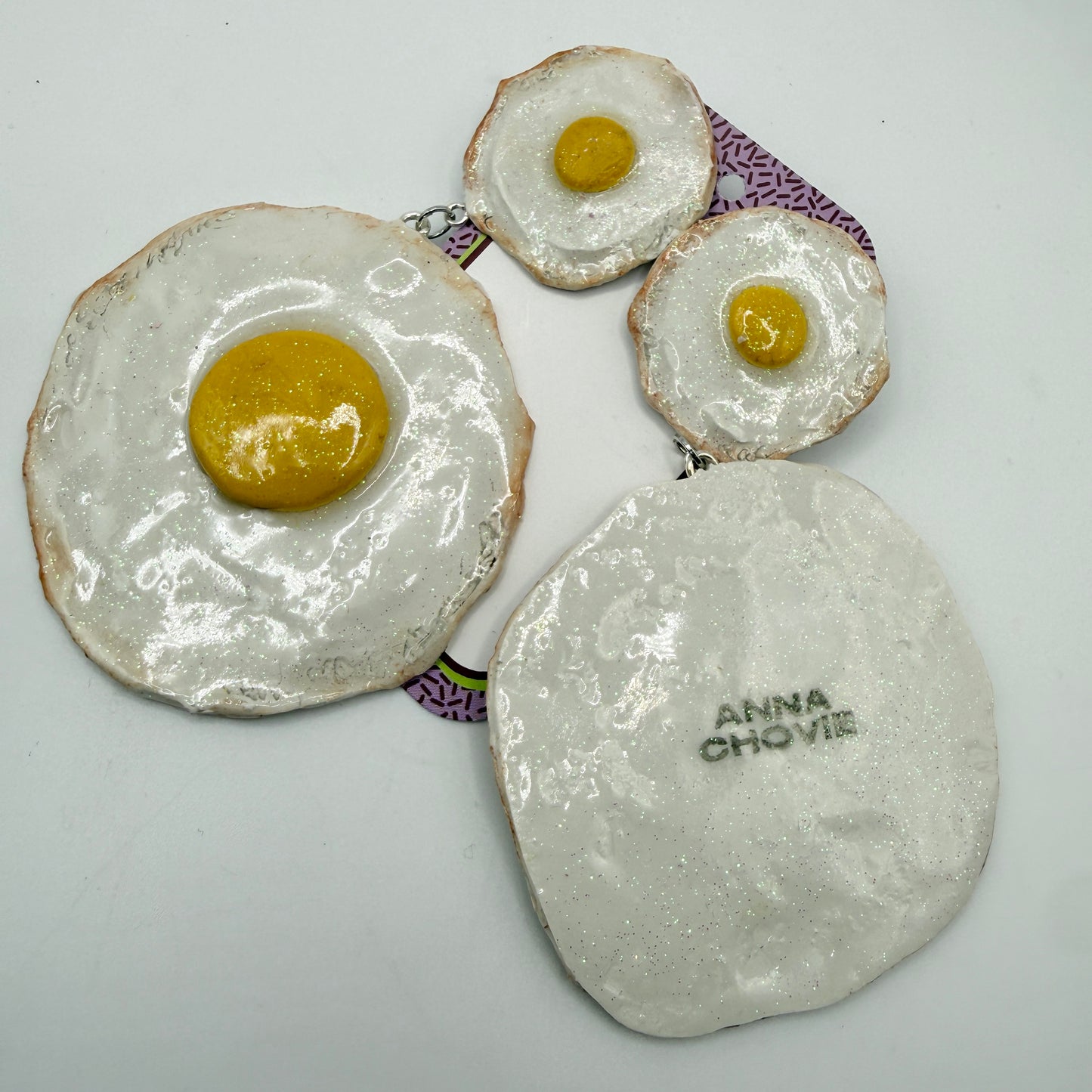 Over-the-top Fried Egg Earrings