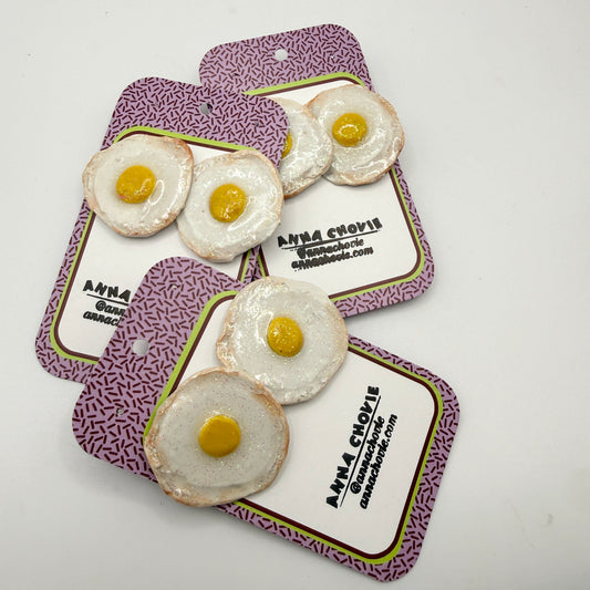Fried Egg Earrings