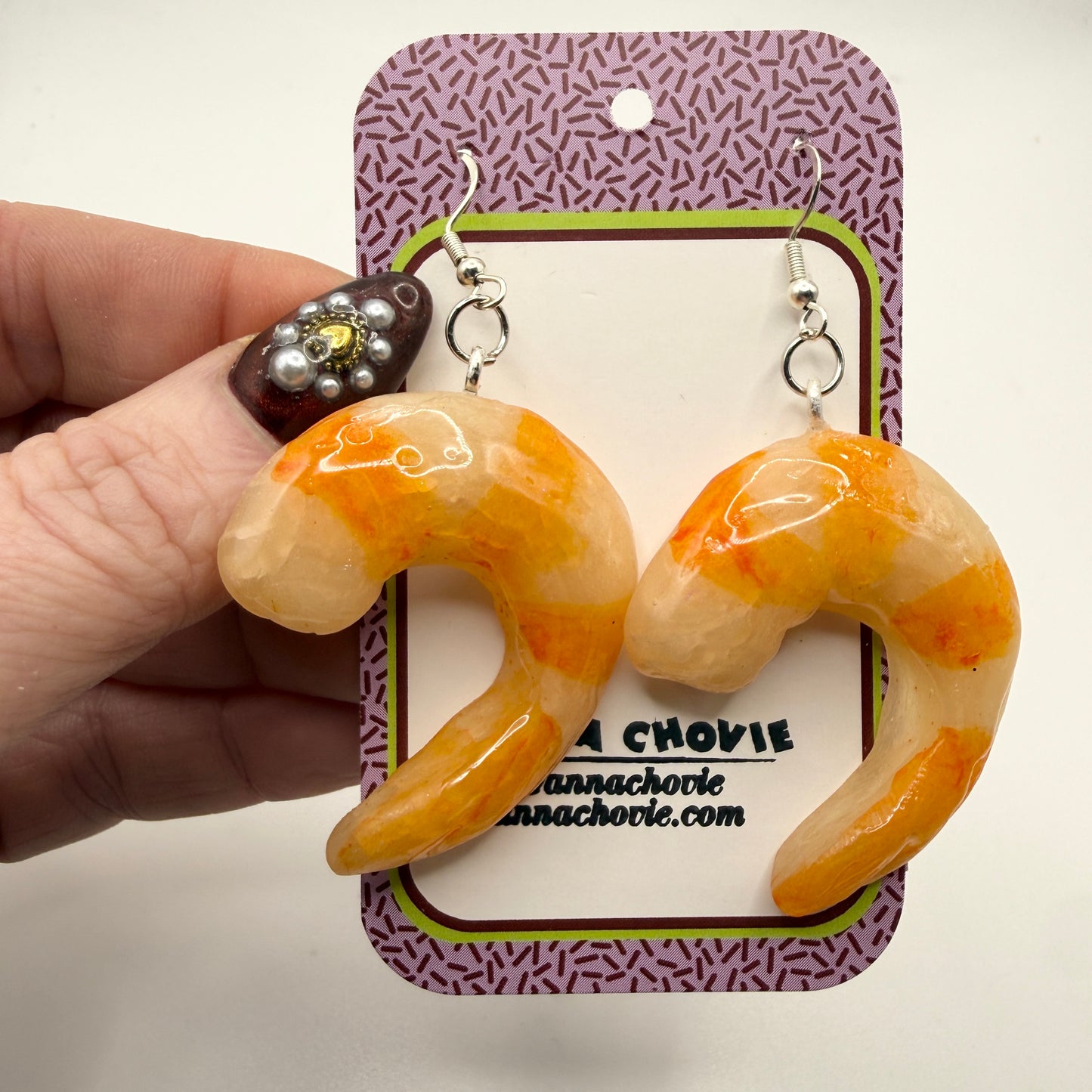 Shrimp Earrings