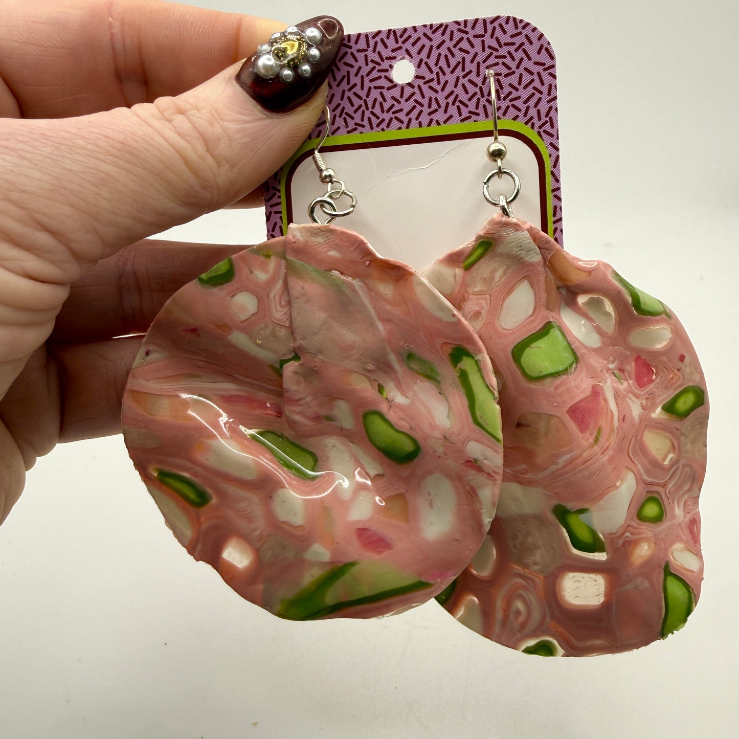 Mortadella Earrings - Two sizes