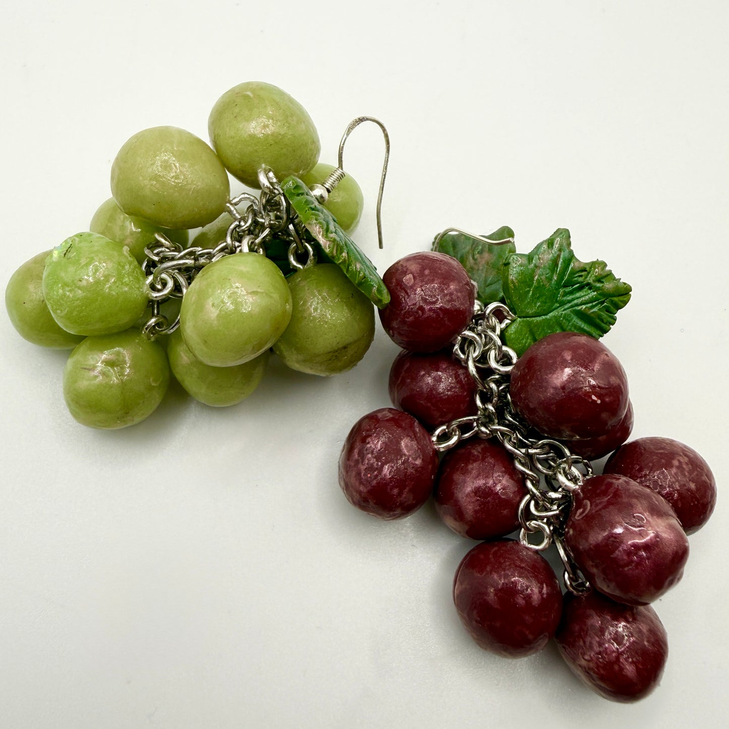 Statement Grape Dangle Earrings