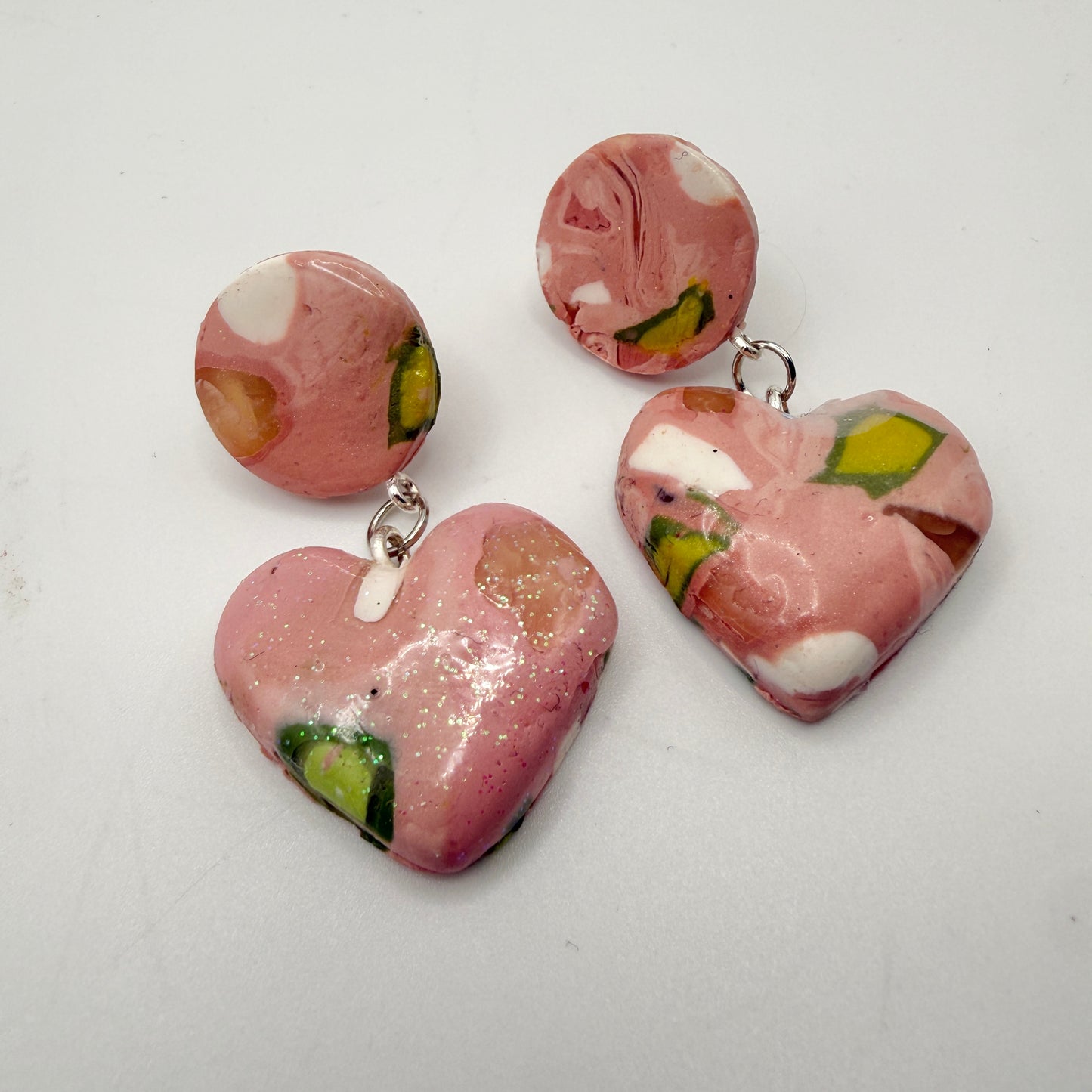 Mortadella "Meatheart" Earrings
