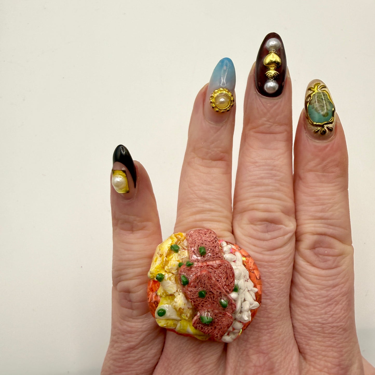 Spam, Eggs & Rice Adjustable Ring