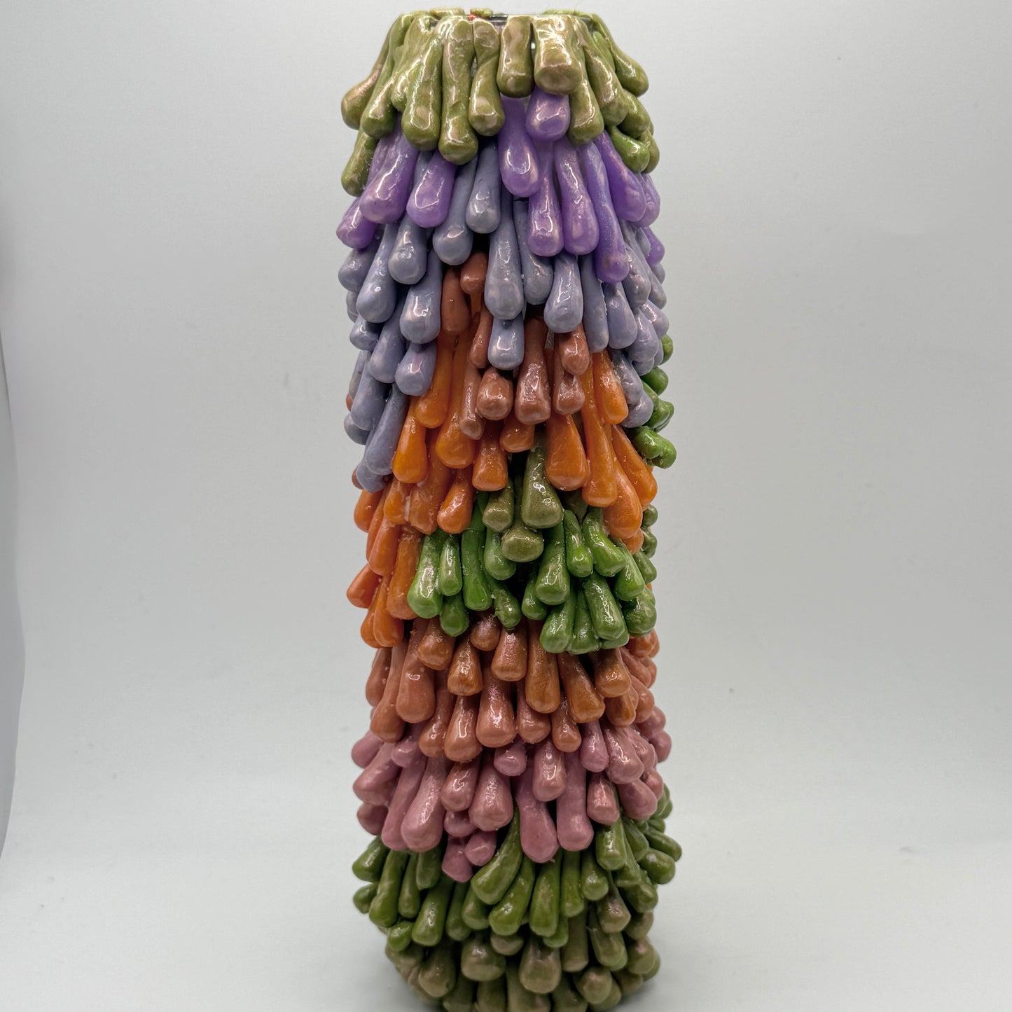 Reversible Tall Shag Carpet Vase