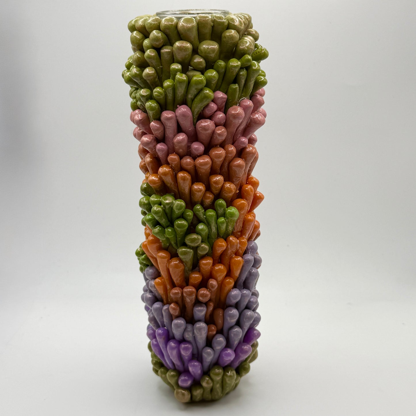 Reversible Tall Shag Carpet Vase