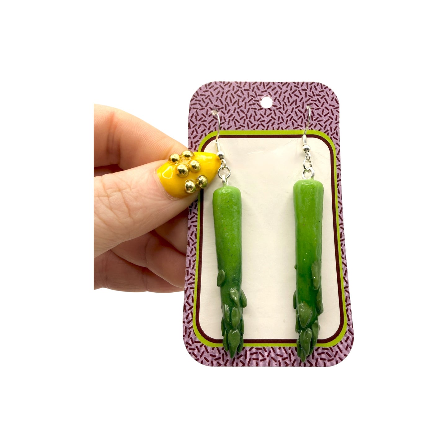 Asparagus Earrings