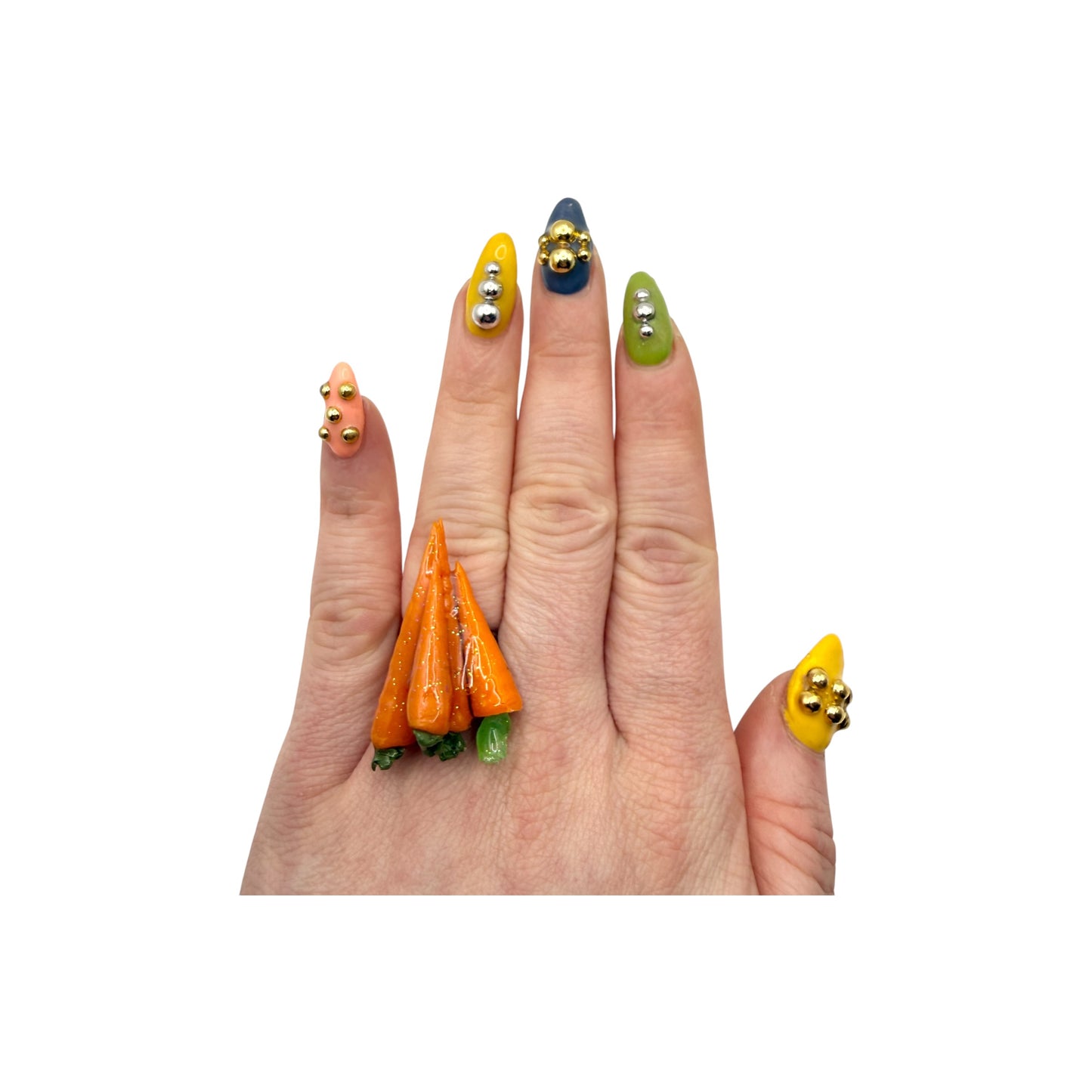 Three Carrot Adjustable Ring