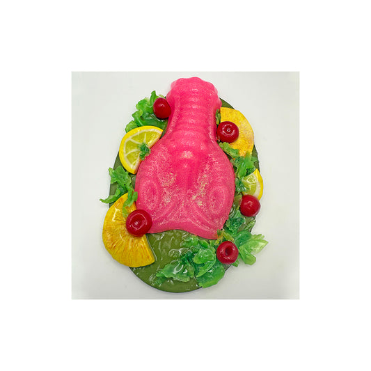 Hot Pink Retro Lobster Mold Wall Art - Larger