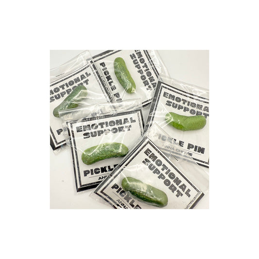 Emotional Support Pickle Pin - Tie Tack Pin